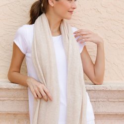 Drees of Olympia - Lightweight summer cashmere...just enough! Check out our breezy cashmere wraps in delicious colors.