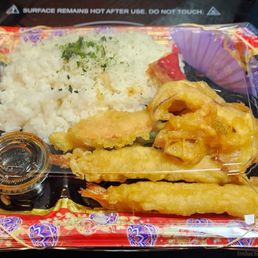 Shrimp tempura bento