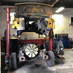 Engine takeout!
