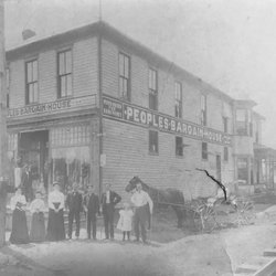 Whistle Stop Bike Shop - Circa 1900ish. Arthur Hetrick (far right), my great-grandfather, owned the general store that was in the same building.