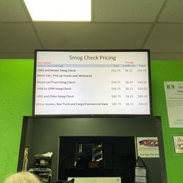 Smog check price Smog check price