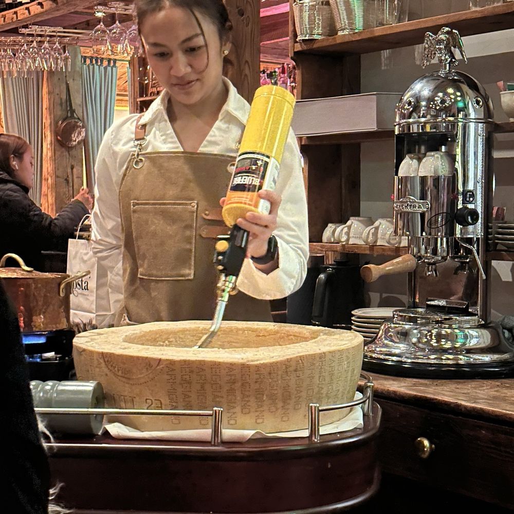 Aosta Ristorante - One of our pasta dishes with the cheese experience - Italian Near Me - Aspen, Colorado