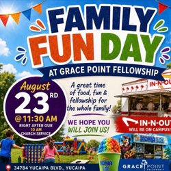 Grace Point Fellowship - I encourage community to come out this Sunday
