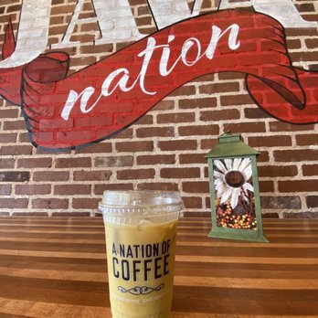 Java Nation - Kensington - Iced Golden Pumpkin Chai - Coffee & Tea Near Me - Kensington, Maryland Java Nation - Kensington - Iced Golden Pumpkin Chai - Coffee & Tea Near Me - Kensington, Maryland