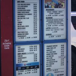 Old Town Dairy Bar - Drive Thru Menu!!!!!