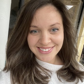 Bamboo A Boutique Salon - After: ash brown/mushroom brown hair with teasy-lights dimension - Hair Salons Near Me - Southern Pines, North Carolina Bamboo A Boutique Salon - After: ash brown/mushroom brown hair with teasy-lights dimension - Hair Salons Near Me - Southern Pines, North Carolina