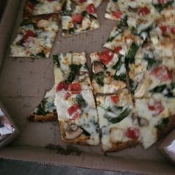 A pizza from this store location