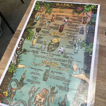 Huli Huli Tiki Lounge - Cocktail menu, the more X's next to a drink, the stronger it will be - Lounges Near Me - Powell, Ohio Huli Huli Tiki Lounge - Cocktail menu, the more X's next to a drink, the stronger it will be - Lounges Near Me - Powell, Ohio