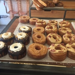 Infinity Sourdough Bakery - CRONUT (cross between a croissant and donut) Cookie with marshmallow Cinnamon  Maple with bacon