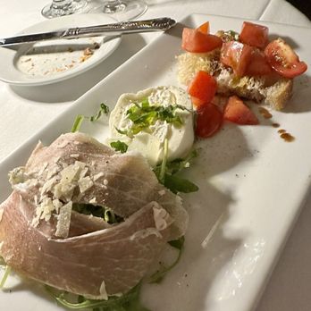 Vintage Prime Steakhouse - Fresh Buratta Caprese (half) - Steakhouses Near Me - Saint James, New York Vintage Prime Steakhouse - Fresh Buratta Caprese (half) - Steakhouses Near Me - Saint James, New York