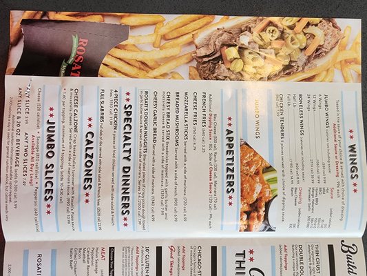 Menu photo 8 Rosati's Pizza Northbrook, IL Menu photo 8 Rosati's Pizza Northbrook, IL