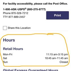 United States Postal Service - Fisher post office information