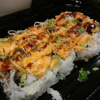 Avana Sushi - Volcano Eel Roll - served warm and spicy - Japanese Near Me - Boston, Massachusetts Avana Sushi - Volcano Eel Roll - served warm and spicy - Japanese Near Me - Boston, Massachusetts
