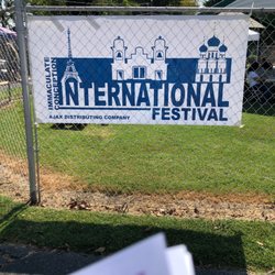 Immaculate Conception International Festival - Sign at festival