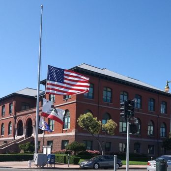 Alameda City Hall - Half masted - Landmarks & Historical Buildings Near Me - Alameda, California