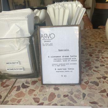 Arvo Café - Special menu - Cafes Near Me - Honolulu, Hawaii