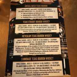 Whiskey list