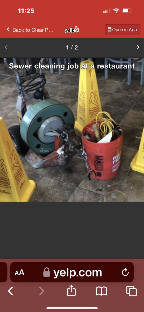 Slide of Harry sewer & drain service