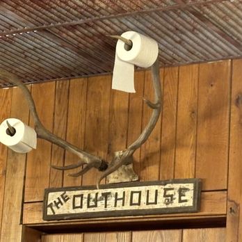 HillBilly's Grub N Pub - Restroom sign - Pubs Near Me - Donegal, Pennsylvania