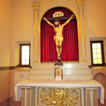 Mission Santa Clara de Asis - Life size crucifix, carved in Mexico and brought to the mission in 1802, was thankfully saved from the 1926 fire. - Churches Near Me - Santa Clara, California Mission Santa Clara de Asis - Life size crucifix, carved in Mexico and brought to the mission in 1802, was thankfully saved from the 1926 fire. - Churches Near Me - Santa Clara, California
