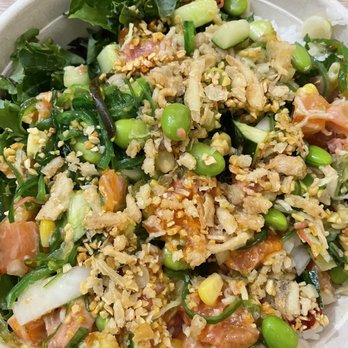 Poke N Roll - Two Poke Salad with 2 Protein - Asian Fusion Near Me - New York, New York