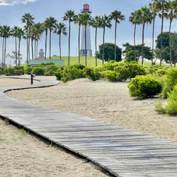 Shoreline Park - One of the ways to reach the lighthouse