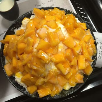 MandRo Teahouse - Mango bingsoo - Bubble Tea Near Me - Davis, California