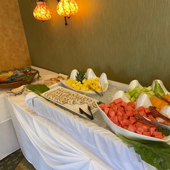 Almansor Court - fruits, smoked salmon and sushi - Caterers Near Me - Alhambra, California Almansor Court - fruits, smoked salmon and sushi - Caterers Near Me - Alhambra, California