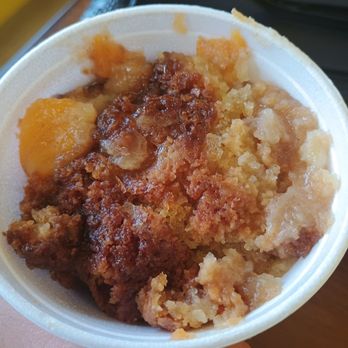 Smokey Shack - Peach Cobbler. - Barbeque Near Me - Española, New Mexico