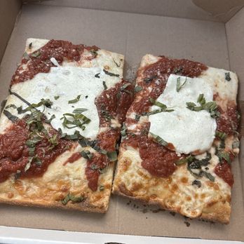 Mangia Brick Oven Pizza - Grandma slice pretty big slices. - Pizza Near Me - Toms River, New Jersey