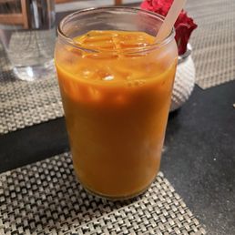 Thai tea - too sweet, needs better execution Thai tea - too sweet, needs better execution