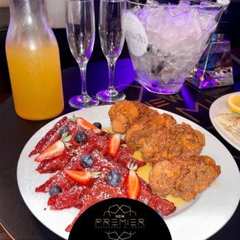 Premier Restaurant & Lounge - a plate of food and drinks - Lounges Near Me - Pembroke Pines, Florida Premier Restaurant & Lounge - a plate of food and drinks - Lounges Near Me - Pembroke Pines, Florida