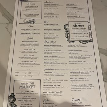 Watershed - Menu - Seafood Near Me - Baltimore, Maryland Watershed - Menu - Seafood Near Me - Baltimore, Maryland