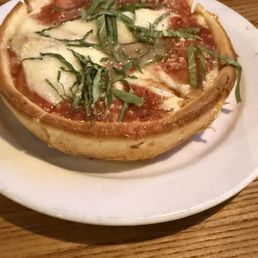 Margherita deep dish Margherita deep dish