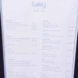 Zorba Restaurant - Meny lunch, juni -16.