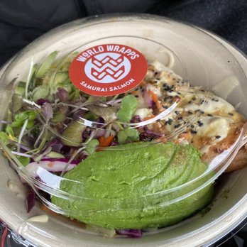 World Wrapps - Samurai Salmon Bowl - Wraps Near Me - Corte Madera, California World Wrapps - Samurai Salmon Bowl - Wraps Near Me - Corte Madera, California
