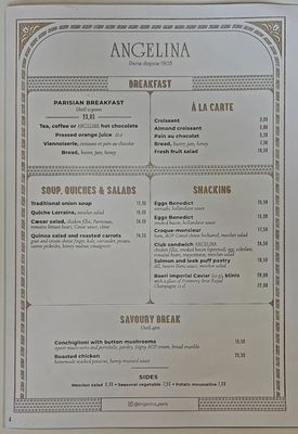 Menu photo 1 Angelina Paris Louvre Paris, 