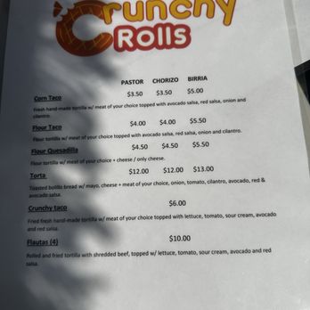Crunchy Rolls Catering - Menu - Food Trucks Near Me - The Woodlands, Texas
