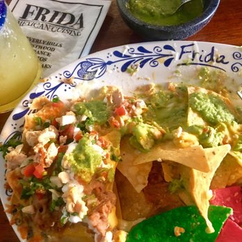 Frida Mexican Cusine - Frida's happy hour grilled chicken nachos - Mexican Near Me - Beverly Hills, California Frida Mexican Cusine - Frida's happy hour grilled chicken nachos - Mexican Near Me - Beverly Hills, California