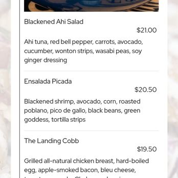 Fini's Landing - The description of blacken Caesar salad - New American Near Me - Tucson, Arizona