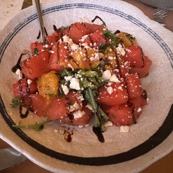 Brava Garden Eatery - Watermelon salad - Wine Bars Near Me - Pleasanton, California