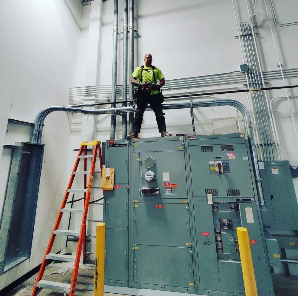 Slide of Higher Powered Electrical And Construction