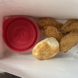 KFC - Old, dry hot wing combo