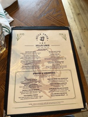 Menu photo 7 Bella Union New York, NY