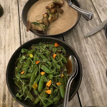 Small Barn - Mushrooms and peas - New American Near Me - Temecula, California Small Barn - Mushrooms and peas - New American Near Me - Temecula, California