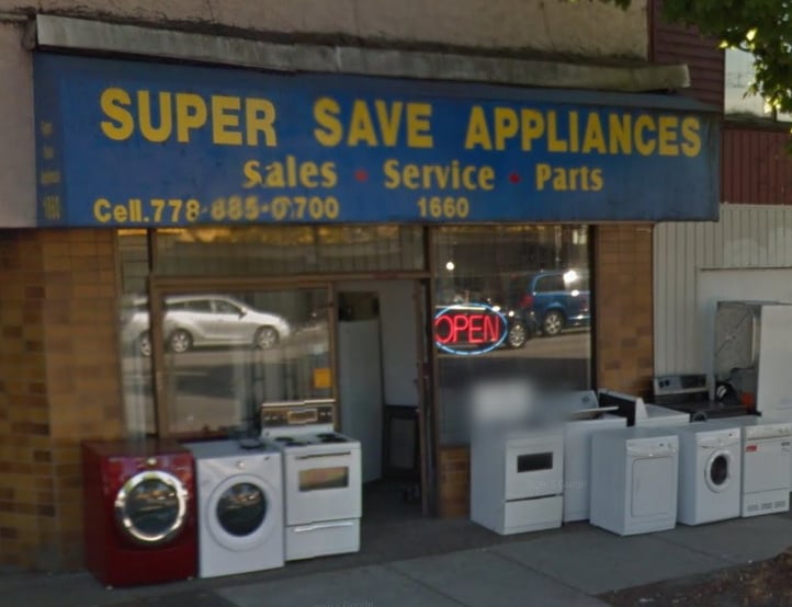 SAVE ON APPLIANCES Updated October 2024 1660 Kingsway, Vancouver