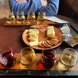 wine glasses and cheese board wine glasses and cheese board