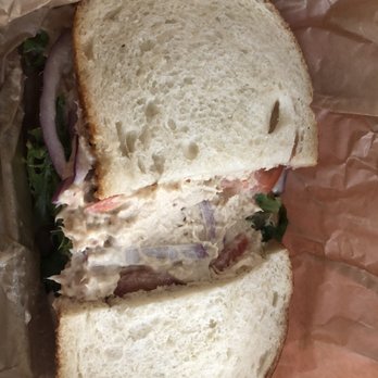 Panera Bread - Smooshed oozing tuna sandwich :( - Salad Near Me - Concord, California Panera Bread - Smooshed oozing tuna sandwich :( - Salad Near Me - Concord, California