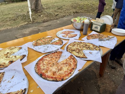 Big Green Truck Pizza by null