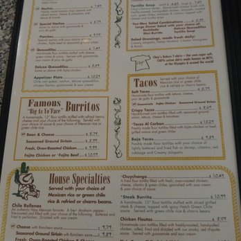 Chuy's - Menu - Tex-Mex Near Me - Corpus Christi, Texas
